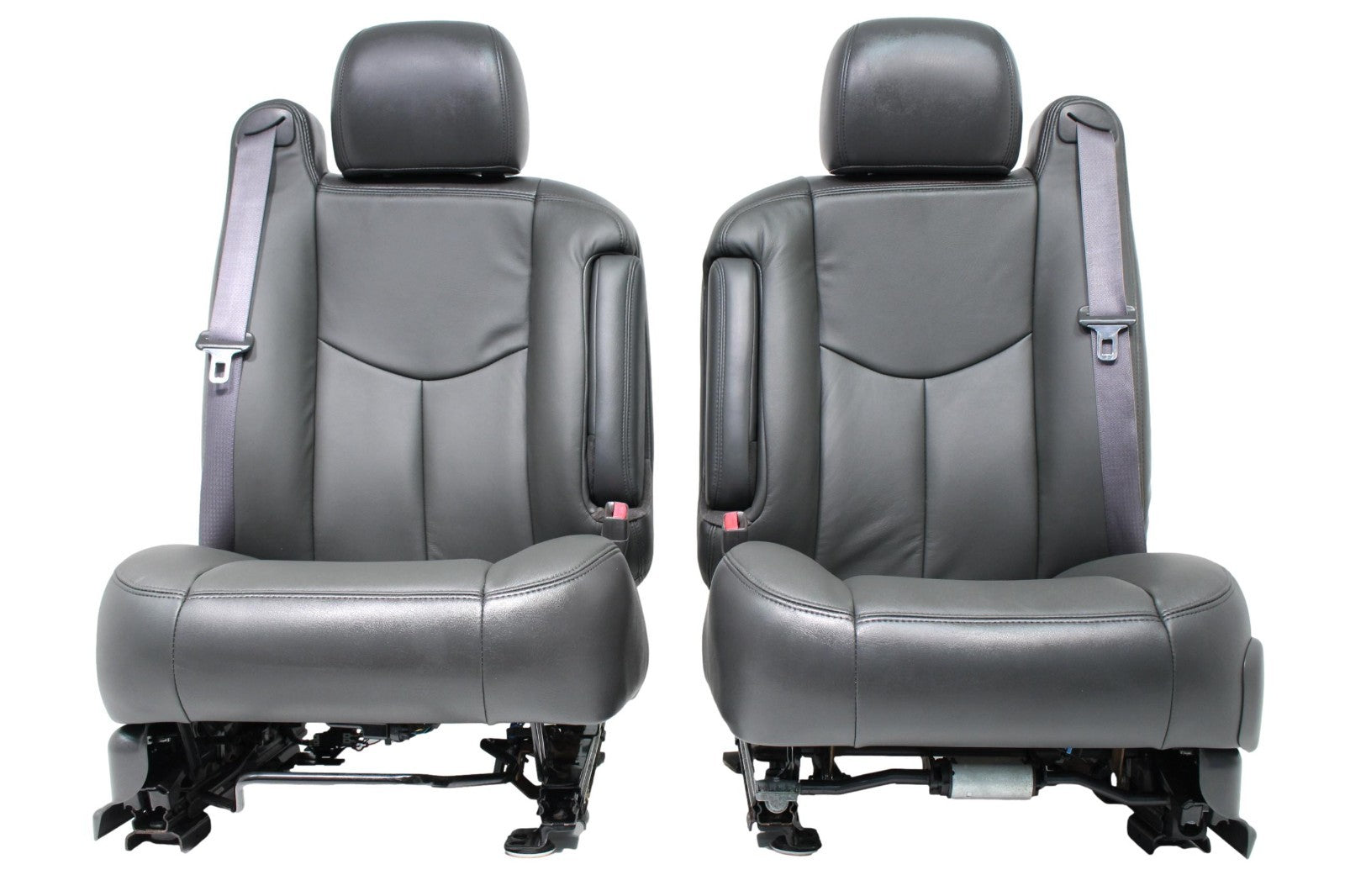 03 - 06 Silverado Sierra Tahoe Yukon Power Leather Seats Dark Pewter OEM
