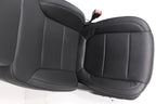 19-22 Silverado Sierra Heated Cooled Black Leather Seats Front & Rear Set OEM