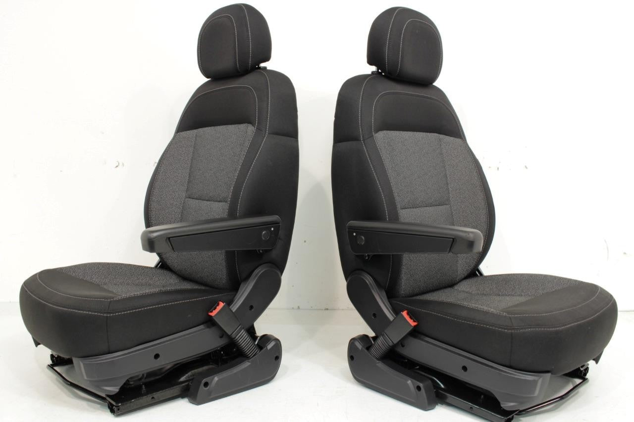 2014-2026 Ram ProMaster Front Bucket Seats w/ Lumbar, Tilt, Height Adjustments