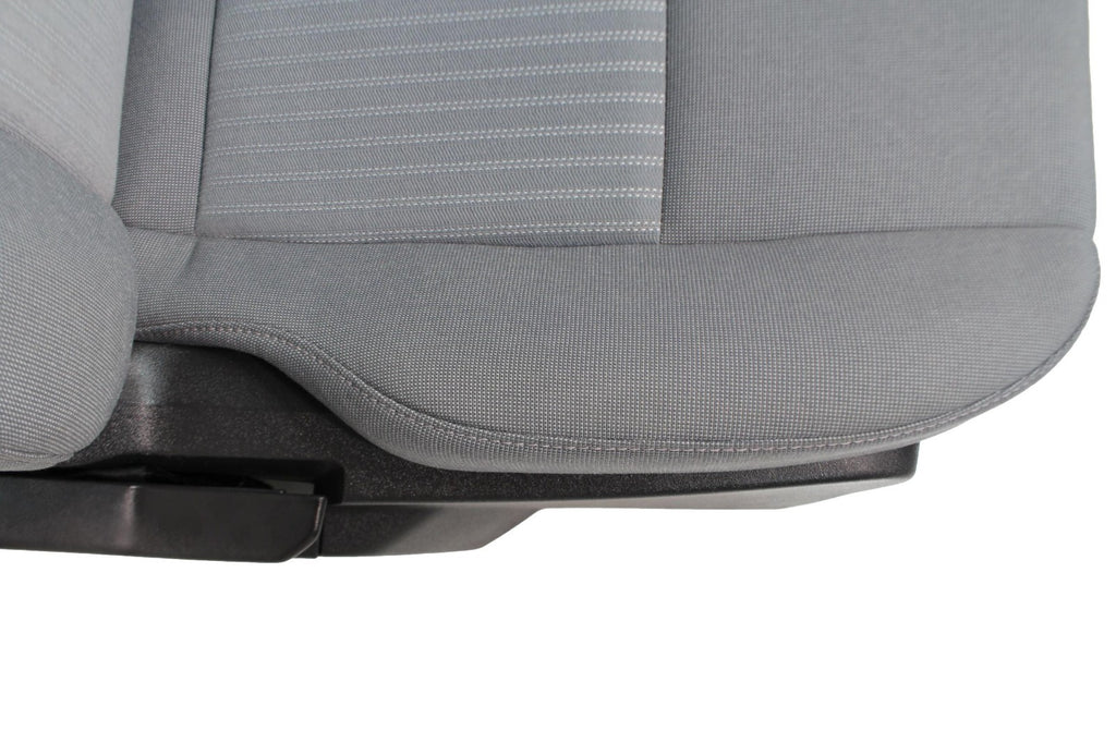 2015 - 2024 Ford Transit Front Seats, Gray Cloth w/ 10-Way Power Driver Seat