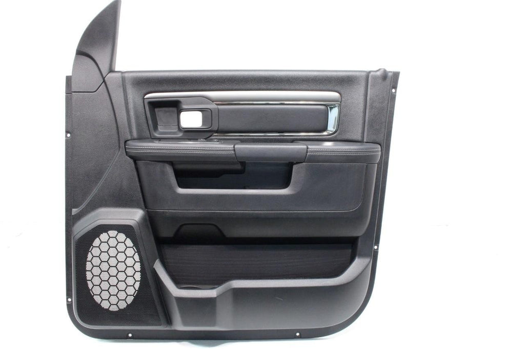 2013 - 2018 DS Ram Door Panels, Crew Cab Laramie Black w/ Switches OEM Mint