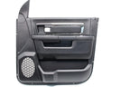 2013 - 2018 DS Ram Door Panels, Crew Cab Laramie Black w/ Switches OEM Mint