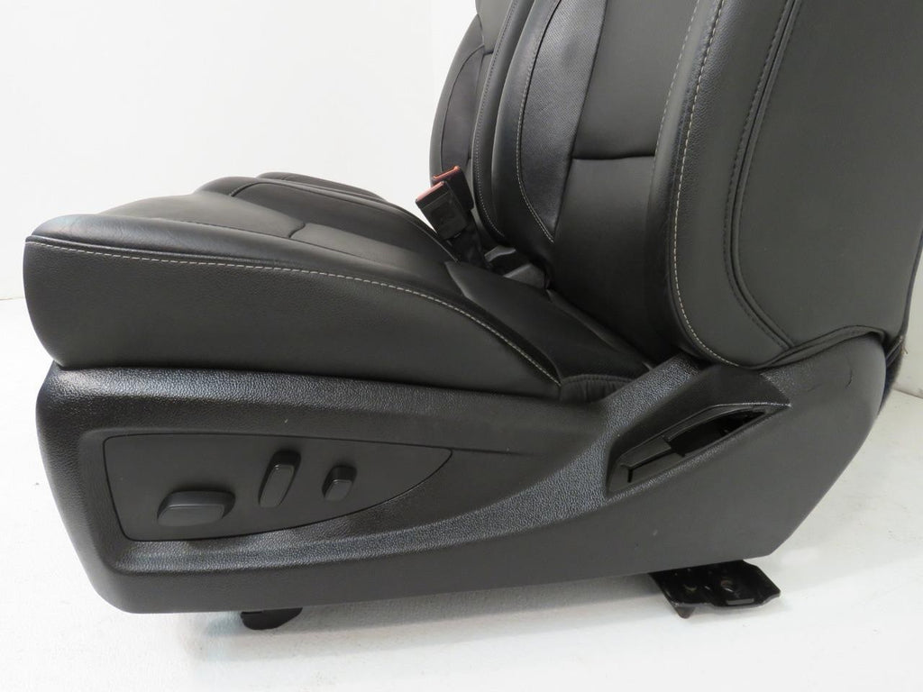 2014 - 2019 GM Sierra Silverado LTZ Seats, Front Rear Black Leather, Heat & Cool