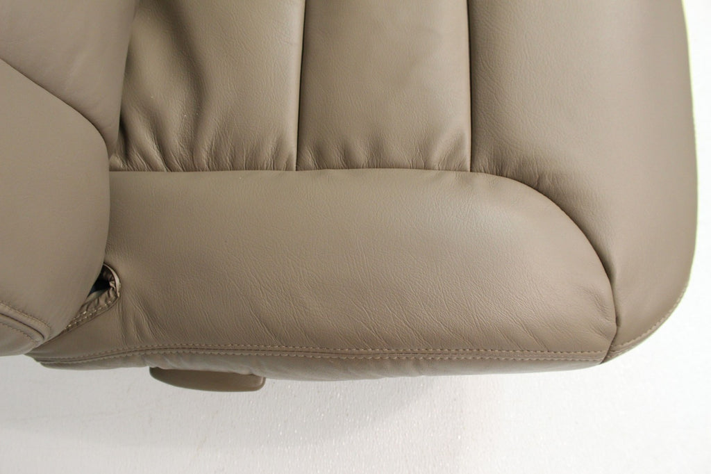 1995-2000 GMC Sierra Chevy Silverado Seats Set, Neutral Tan Leather Extended Cab