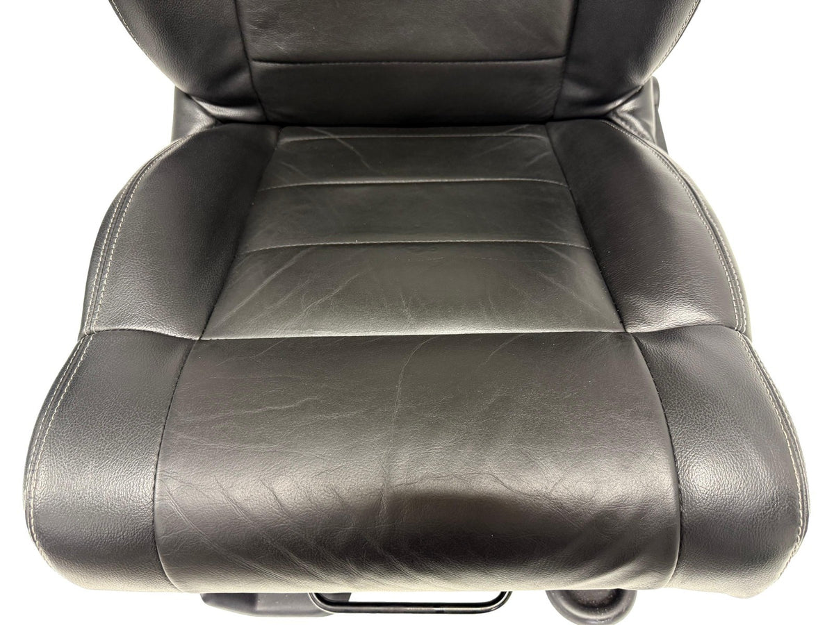 2007-2018 Jeep JK JKU 4-Door Wrangler Unlimited Front Seats, Black Leather Heat