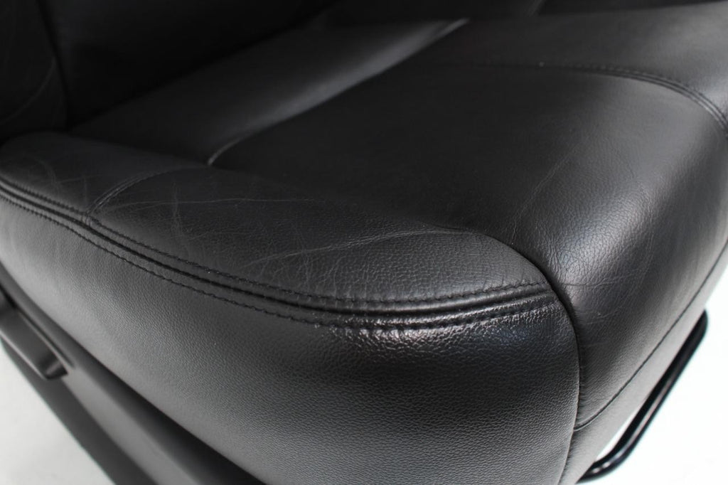 2007-2014 GM Silverado Tahoe Front Seats, LT Black Leather Lumbar w Driver Power