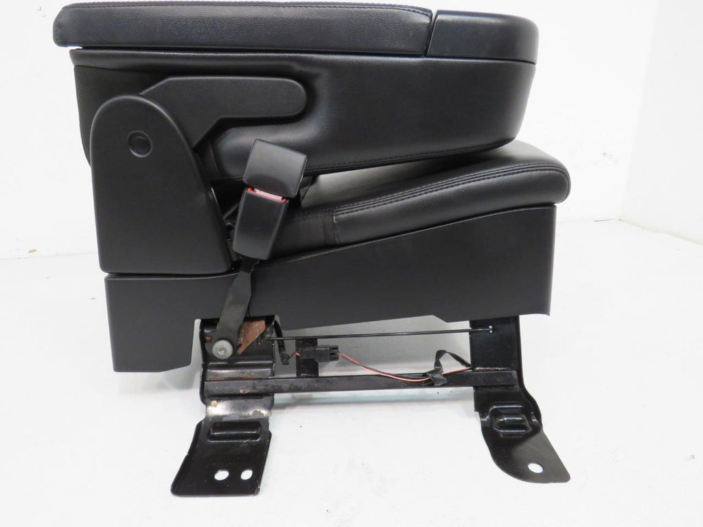 07 - 14 Chevy Silverado GMC Sierra Tahoe Yukon Black Leather Jump Seat Console