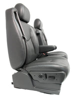 99-07 Sierra Silverado Front Seats, Dark Pewter Leather, Power 2-Way Lumbar