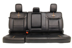 2023 + Ford Super Duty Platinum Seats Set, Black Leather Max Recline Massaging