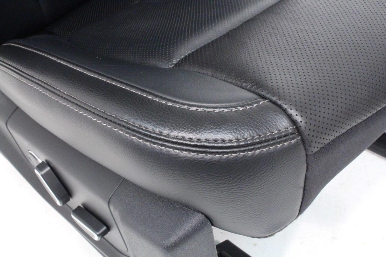 2015 - 2022 Ford F150 Super Duty Front Seats, Lariat Black Leather Ventilated