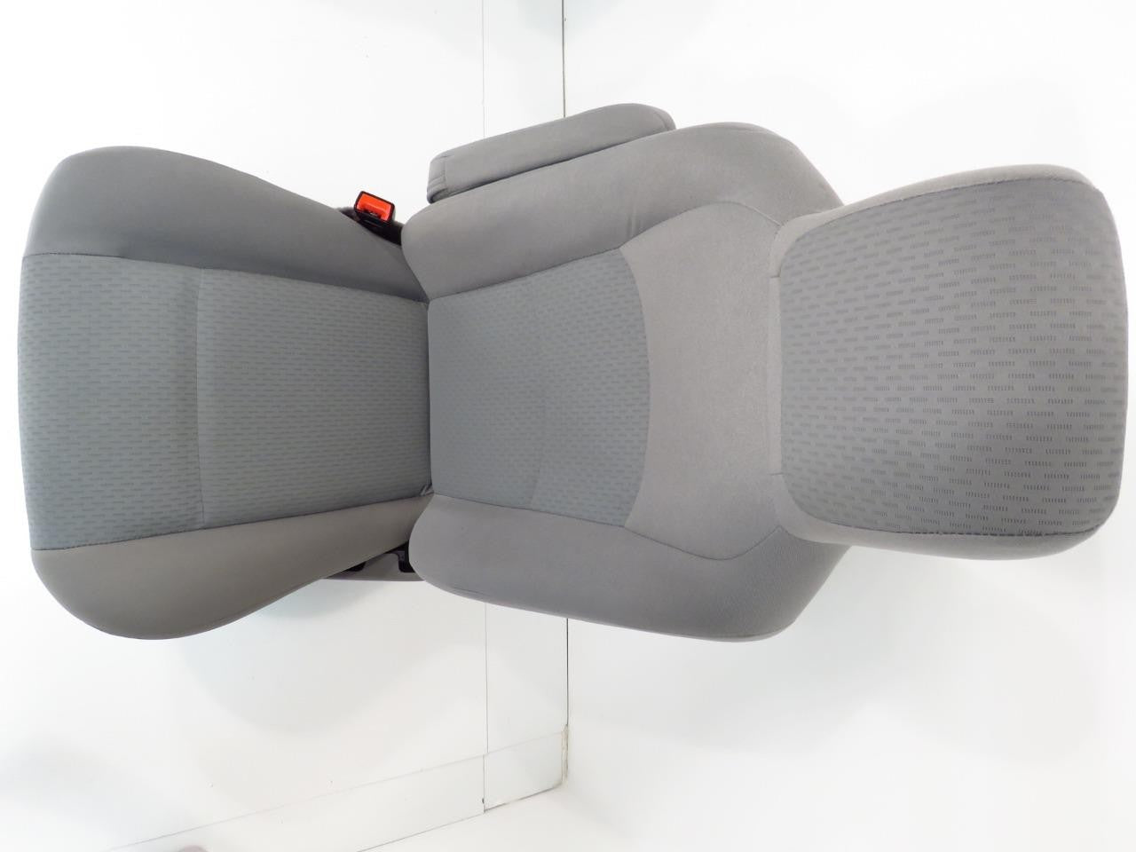 Ford VAN SEATS E150 E250 E350 front bucket VAN seats GRAY w/ ARMRESTS ECONOLINE