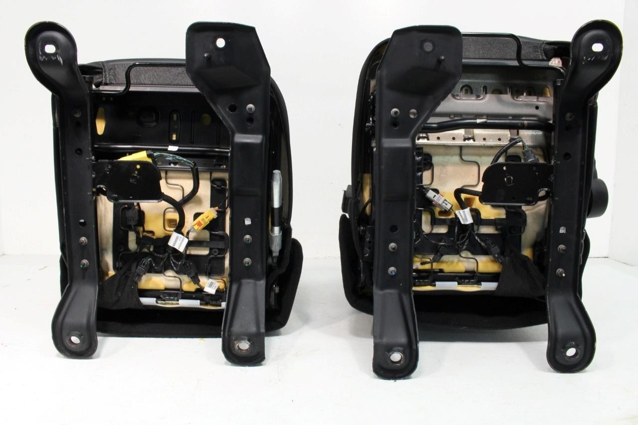 07-18 Jeep Wrangler Unlimited JKU Front & Rear Seats, 4 Door Black Leather OEM