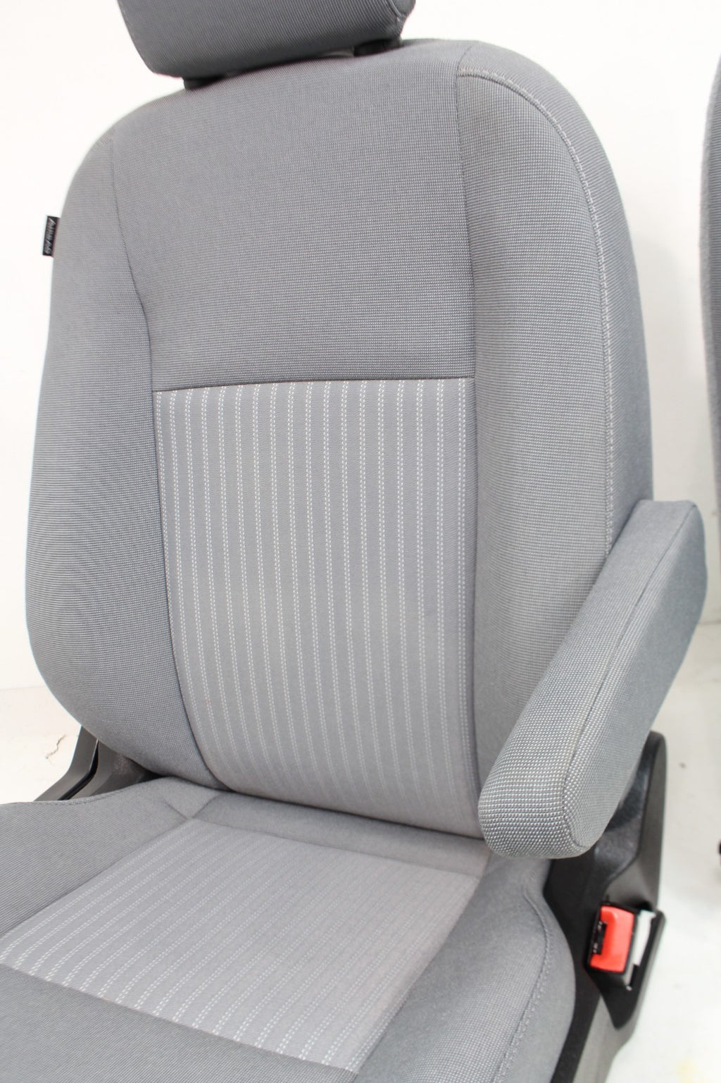 2015 - 2024 Ford Transit Front Seats, Gray Cloth w/ 10-Way Power Driver Seat
