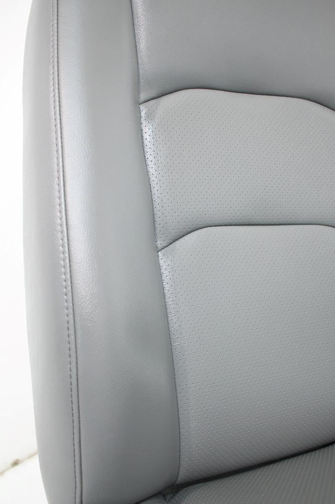 Ford Econoline Front Bucket Seats, Gray Vinyl w/ Folding Armrests, Fits 1997+