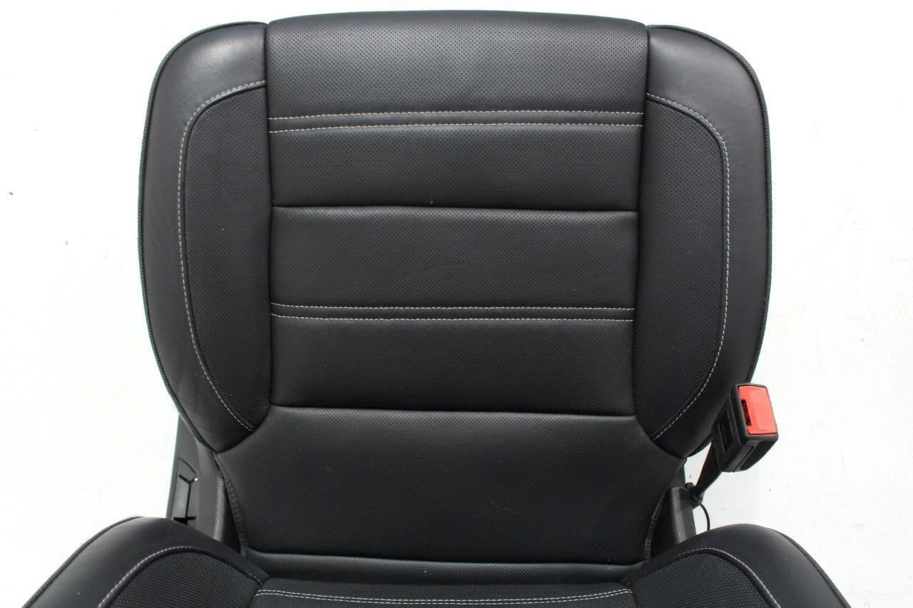 2018-2020 GMC Yukon Denali Front Seats, OEM Black Leather Heated Ventilated Cool