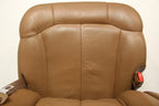 1999 - 2002 Chevy Silverado Sierra Bucket Seats, Oak Tan Leather Power Heat