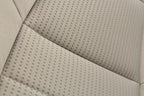 1999-2010 Ford Super Duty Stone Gray Cloth Bucket Seats with Folding Jump Seat