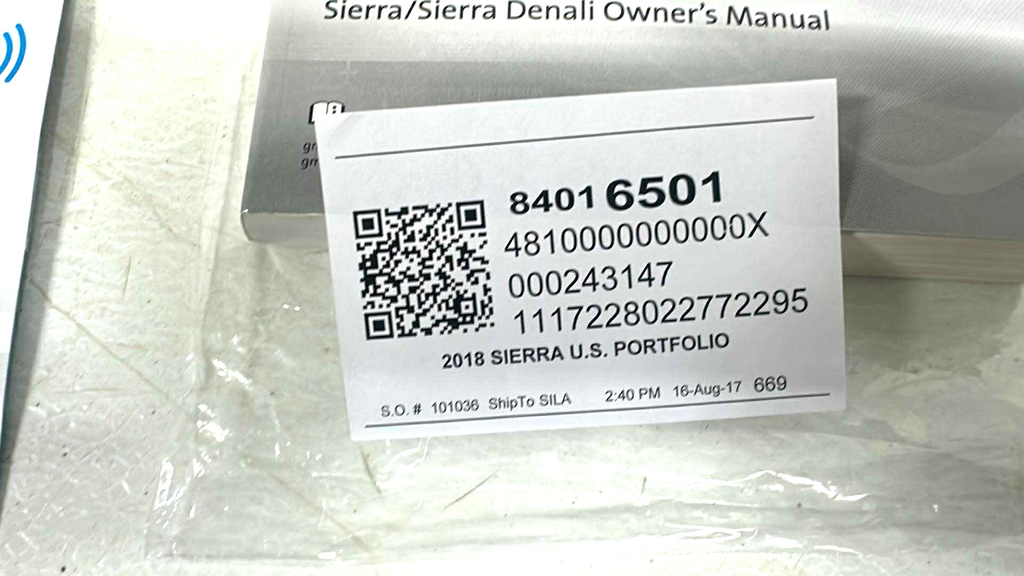 2018 GMC Sierra Owners Manual Portfolio, SLE SLT Denali w/ Infotainment Booklets