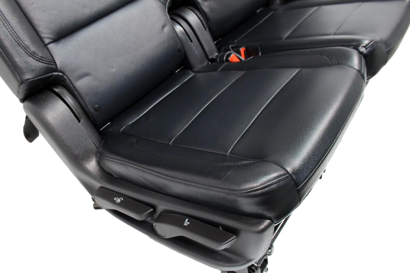 2021 – 2025 Chevy Suburban Tahoe 2nd Row Bench Seat, LT Black Leather w/ Armrest