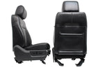 1999 - 2016 Ford Super Duty Front Seats, Lariat Black Leather, Power Heat Cool