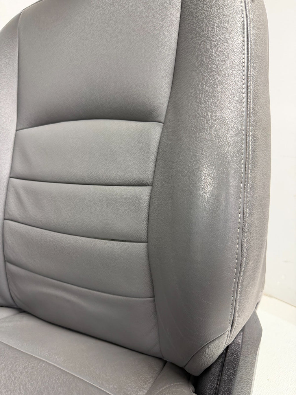 2009 - 2018 Dodge Ram Seats Set Crew Cab, Alea Gray Leather w/ OEM Power Driver