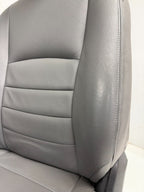 2009 - 2018 Dodge Ram Seats Set Crew Cab, Alea Gray Leather w/ OEM Power Driver