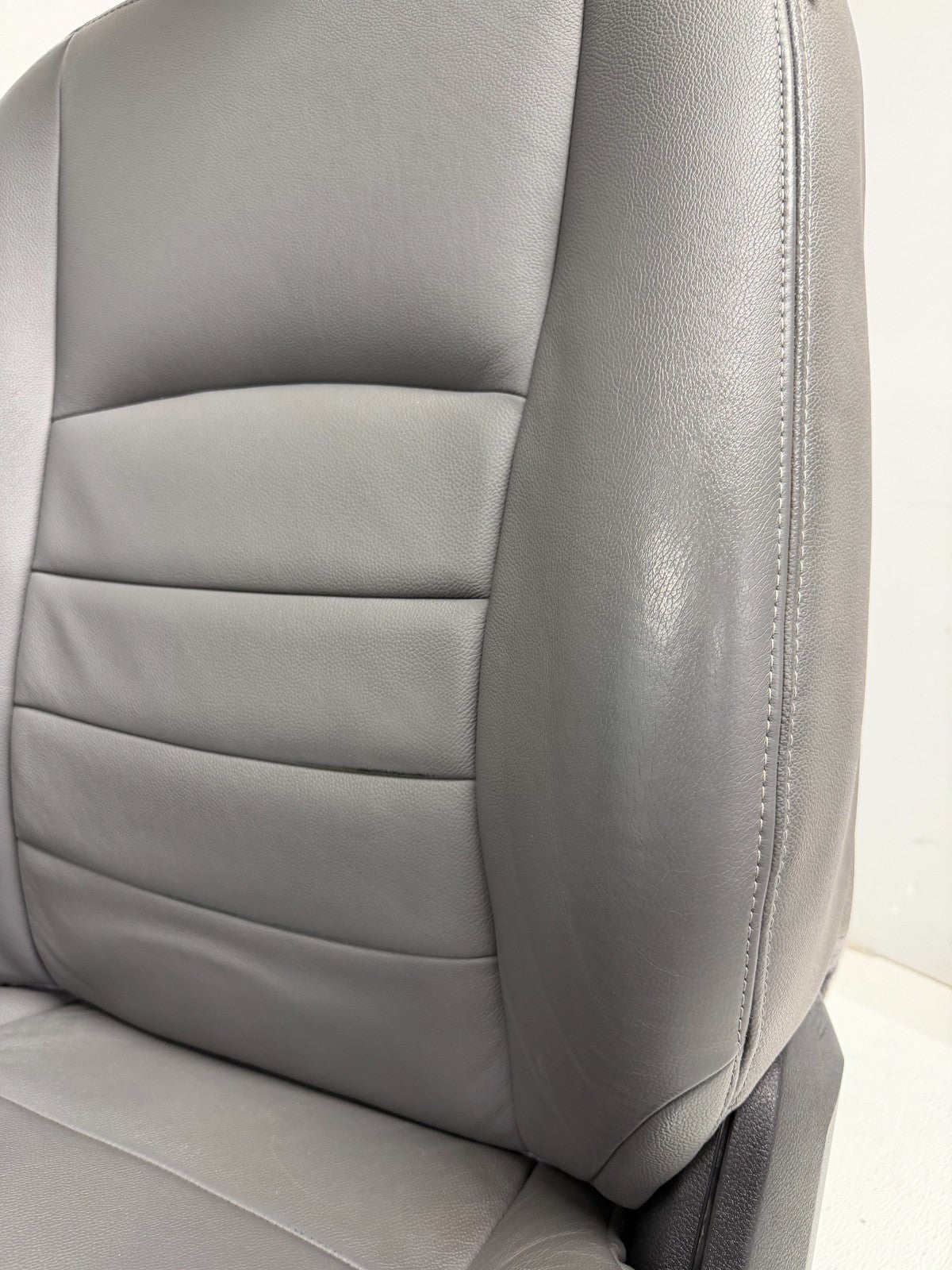 2009 - 2018 Dodge Ram Seats Set Crew Cab, Alea Gray Leather w/ OEM Power Driver
