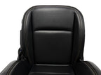 2018 - 2026 Jeep Wrangler JL Seats Set, 2-Door MOPAR Black Leather Orange Stitch