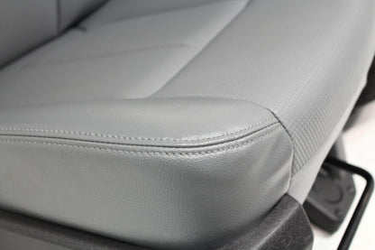 1999-2016 Ford Super Duty Steel Gray Vinyl Seats with Center Console Jump Seat