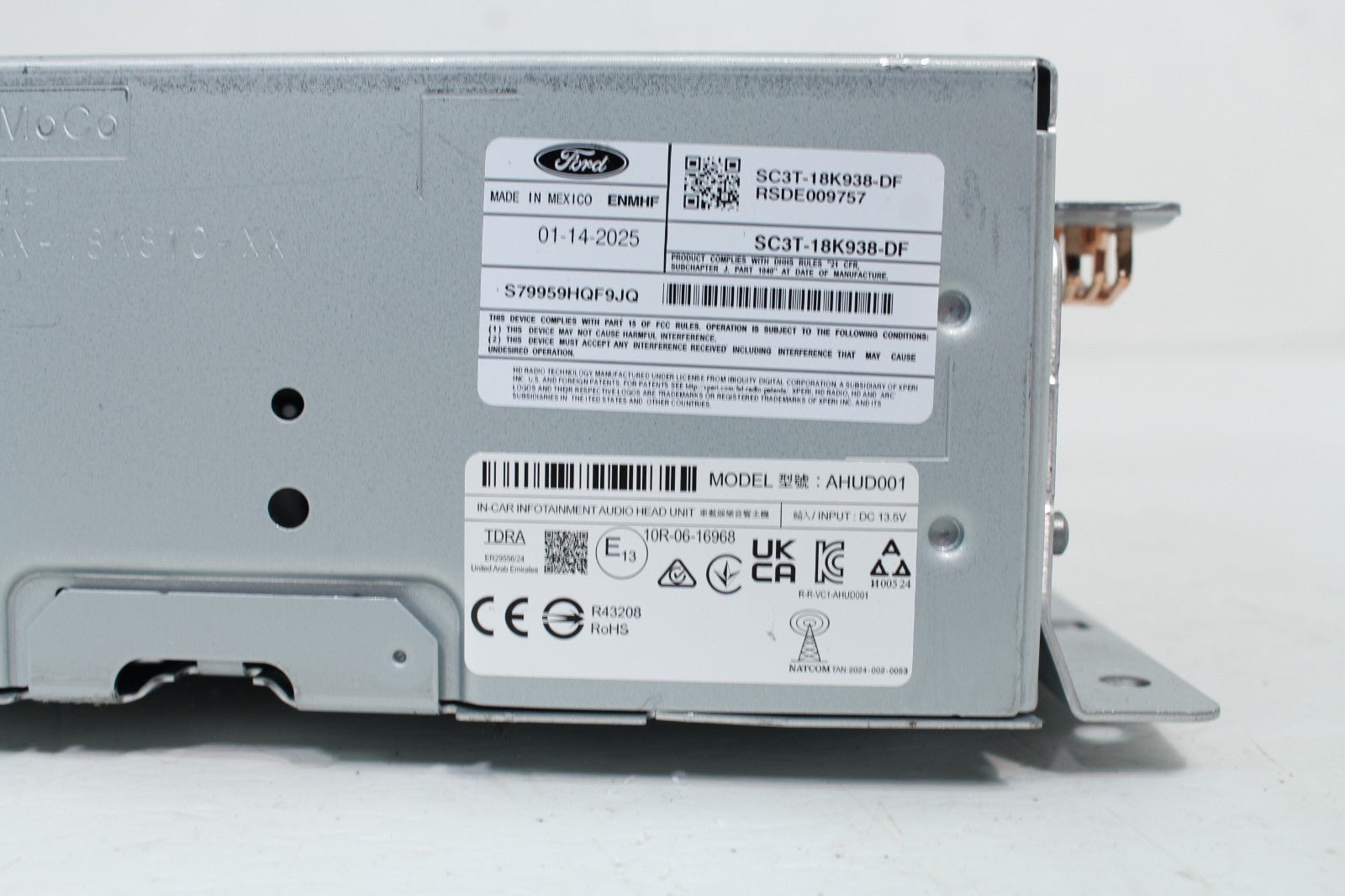 2023 - 2025 Ford F250 F350 Super Duty 12" Radio Screen Sync 4 Module NAV NEW OEM