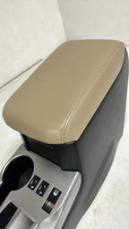 2010 - 2024 Toyota 4Runner Center Console, Black w/ Beige Armrest, Limited Trim
