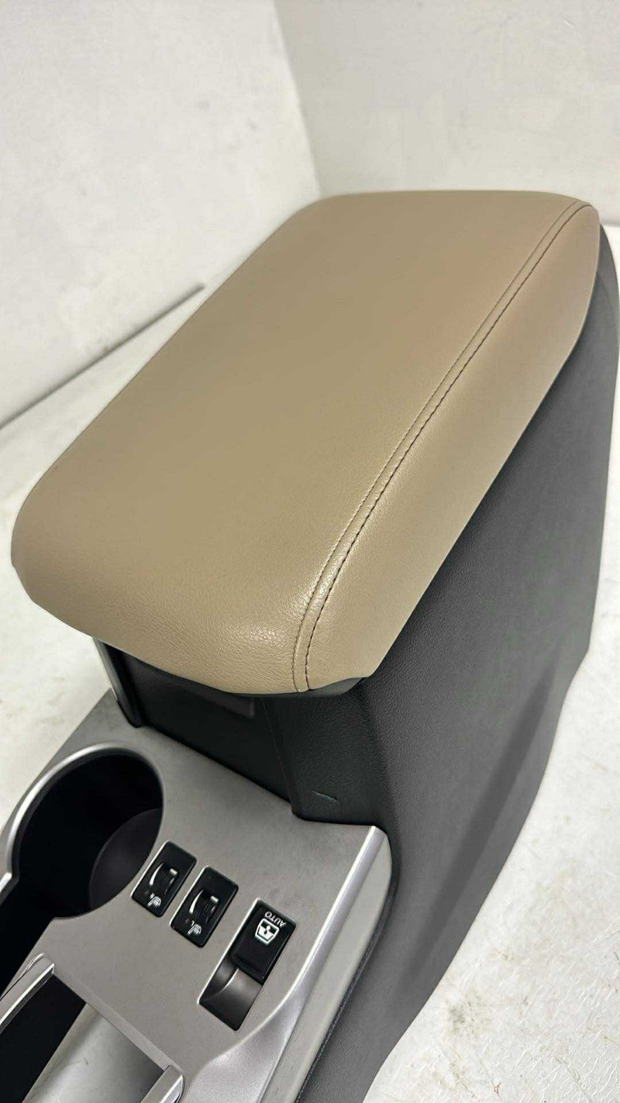 2010 - 2024 Toyota 4Runner Center Console, Black w/ Beige Armrest, Limited Trim