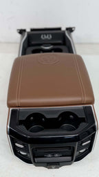 2019 - 2026 Ram 2500 3500 HD Center Console, Brown Leather w/ Logo