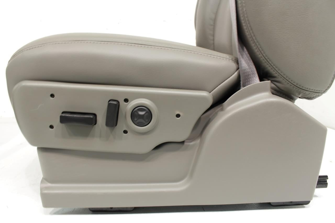 99 - 06 Silverado Sierra Tahoe Yukon Heated Power Leather Seats Pewter Gray OEM