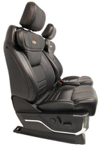 2023 + Ford Super Duty Platinum Seats Set, Black Leather Max Recline Massaging