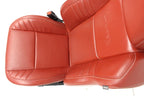 11-23 Dodge Charger SRT Seats, Demonic Red Laguna Leather OEM w/ Power Heat Cool