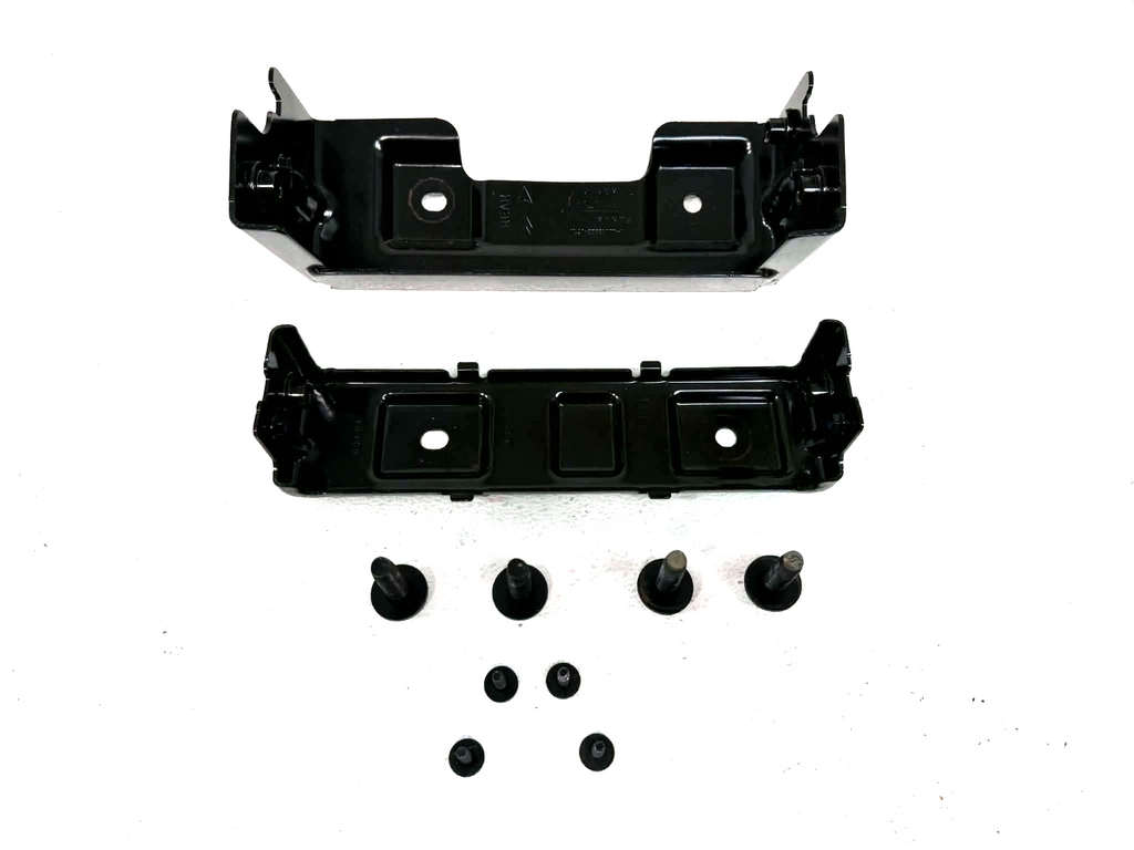 15-22 Ford F150 Super Duty Center Console Black Platinum Red Stitch w/o Shifter