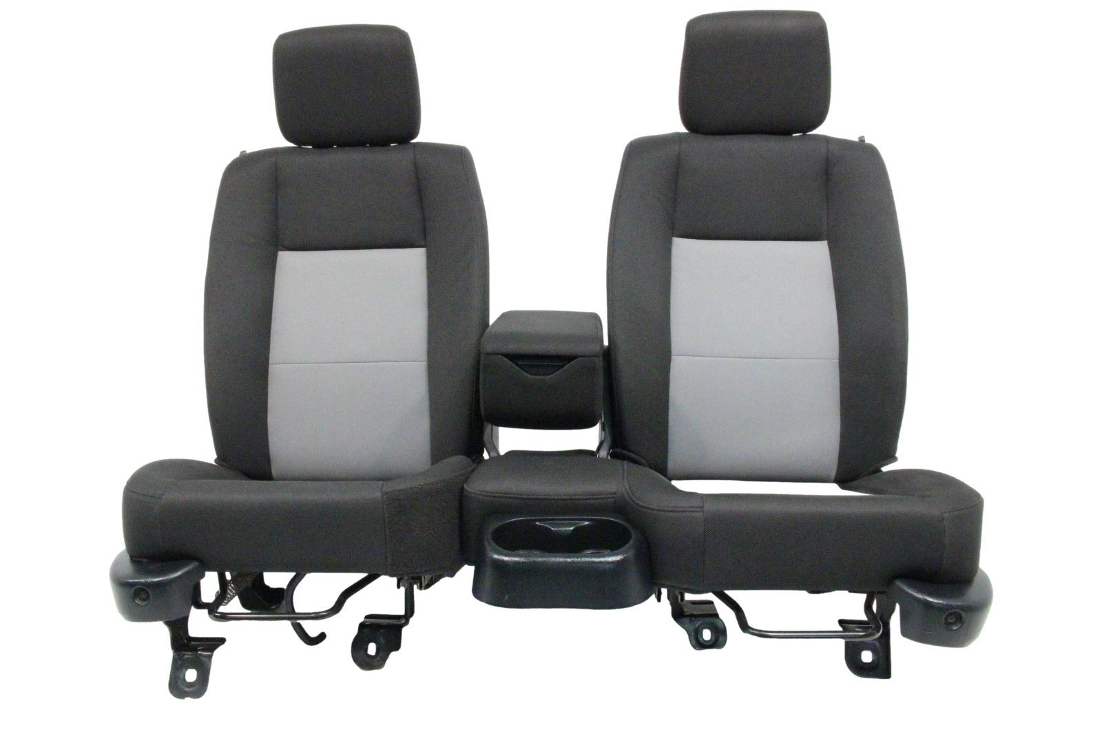 1998 - 2011 Ford Ranger Seats, 60-40 Split Bench, Black Gray Cloth, Extended Cab