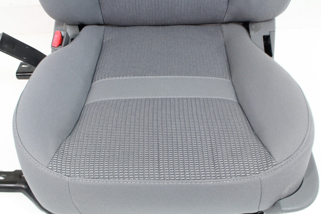 2006 - 2009 Dodge Ram Powered Drivers Seat, OEM YES Slate Gray Cloth w/ Lumbar