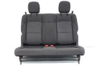 2019 - 2024 Jeep Wrangler JL 2-Door Rear Seat, Black Cloth Folding Bench OEM