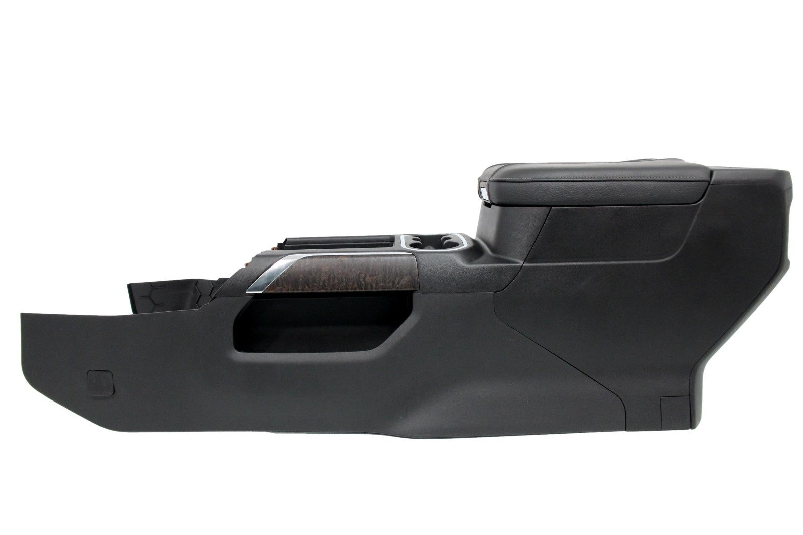 2019 - 2023 Chevy Silverado GMC Sierra Denali Center Console, Black w/ Ash Wood