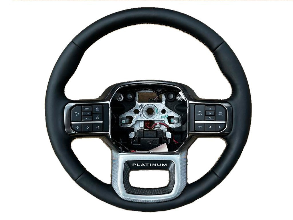 23 - 25 Ford Super Duty Platinum OEM Steering Wheel w/ Controls Zero Miles Mint