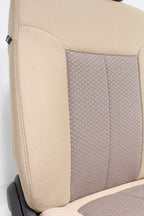 2011 - 2016 Ford Super Duty Front Seats, Adobe Tan Cloth 40/20/40 Split Bench