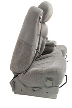 1999 - 2006 GM Sierra Silverado Front Seats, Manual Gray Cloth 40-20-40 w/ Entry