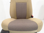 1999 - 2016 Ford Super Duty Front Seats, XLT Adobe Tan Cloth w/Power Driver OEM
