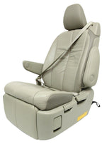 2011-2020 Toyota Sienna Second Row Recliner Seats, Bisque Beige Leather w/ Belts