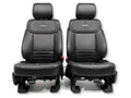 2021 - 2026 F-150 Super Duty Platinum Front Seats, Black Leather Gray Massaging