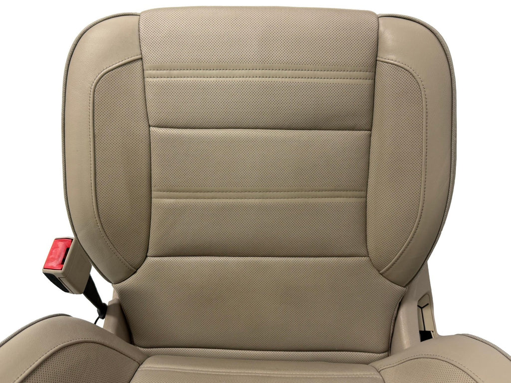 2015 - 2016 GMC Yukon Denali Front Seats, Shale Leather Heated Cooled, Fits OBS