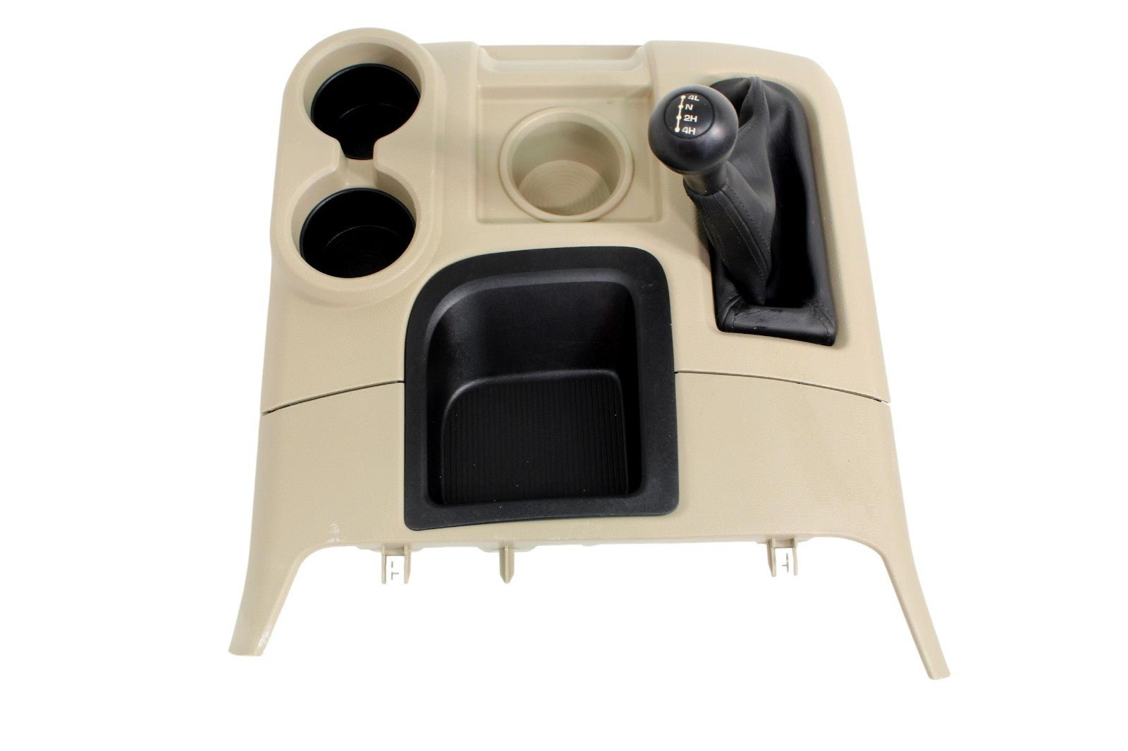 OEM 2013 - 2018 Dodge RAM Diesel Lower Floor Console, Cupholder & Shifter, Tan