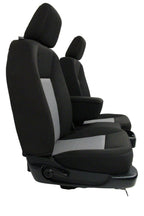 1998 - 2011 Ford Ranger Seats, 60-40 Split Bench, Black Gray Cloth, Extended Cab